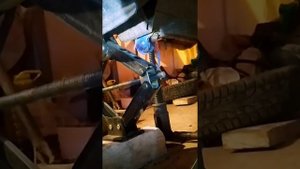 Ремонт крепления стойки стабилизатора Нива.