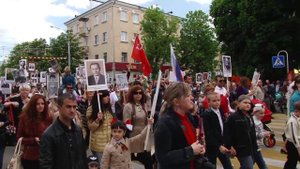 9 мая.Бессмертный полк. Майкоп 2015. Адыгея. 70 лет Победы!