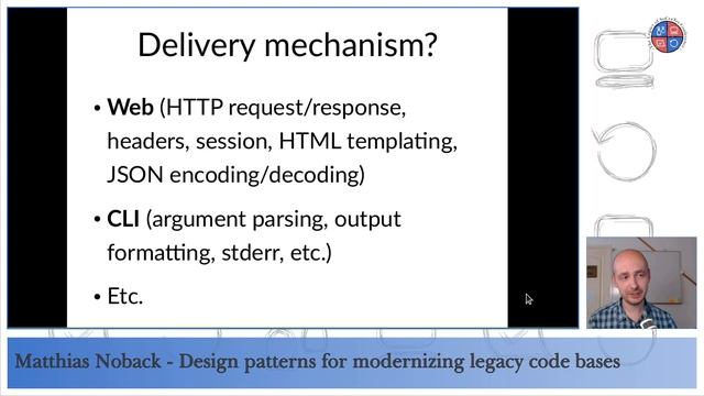 "Design patterns for modernizing legacy code bases" by Matthias Noback (@matthiasnoback)