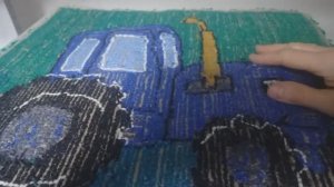 Тафтинг. Создание ковра для сына своими руками. Часть 2.