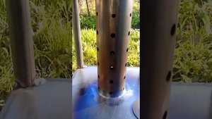 Печь на отработке (испытание) часть - 1