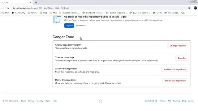 How to delete or remove the Project Repository from GitHub смотреть онлайн
