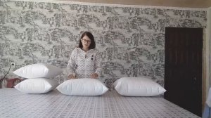 Обзор подушек 70х70 и 50х70 из гусиного белого пуха