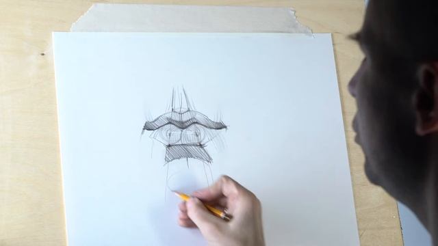 Как рисовать "Губы" - А. Рыжкин смотреть онлайн