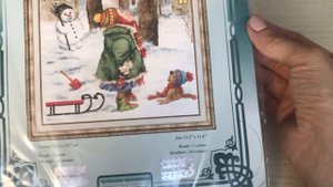 Мои запасы  наборов для вышивания (короб №3)