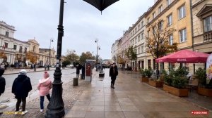 Warsaw City Poland - Walking Tour Old Town - Warsaw Walking 4K - Travel Walk Tour