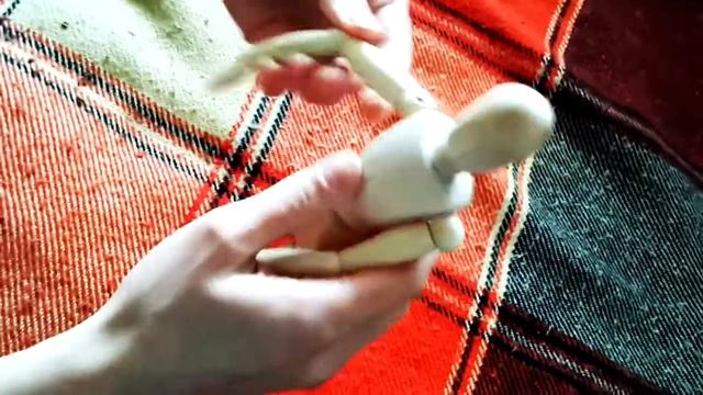 Деревянный человечек для рисования на шарнирах с Алиэкспресс || Распаковка