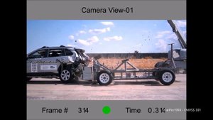 Rear Crash Test 80 Kmph Toyota RAV4 2019-2020