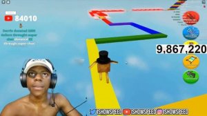 @IShowSpeed plays Easy Obby on Roblox