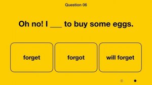 Grammar Quiz: All the Simple Tenses Combined | Present, Past and Future