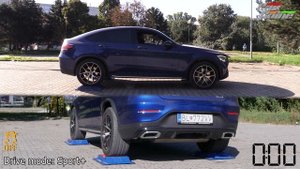 Mercedes Benz GLC Coupe 300 4matic 4x4 Test on Rollers- CarCaine
