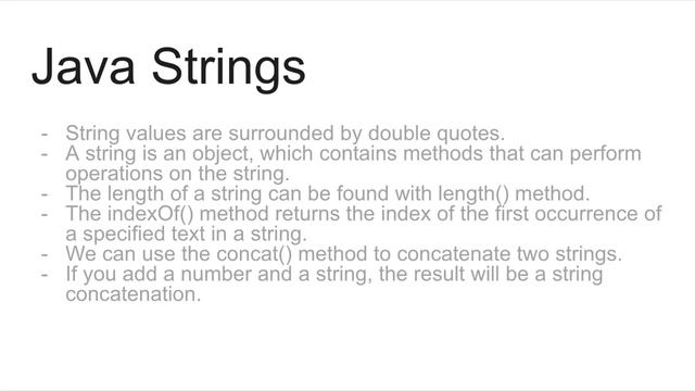 What are Java Strings? - Java Tutorial смотреть онлайн