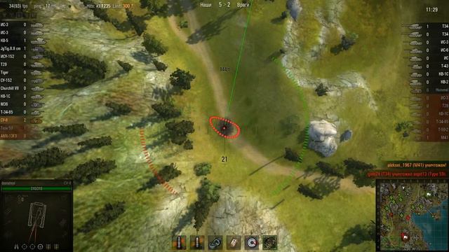 WOT: Тихий берег - СУ-8 - 5 фрагов - Захватчик смотреть онлайн