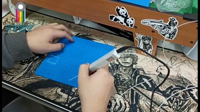 Термостойкий силиконовый коврик iToy для 3d ручки