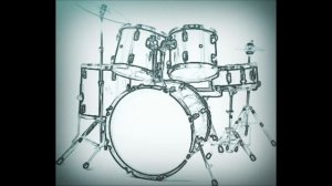 Drum beat in 4/4 at 83 BPM