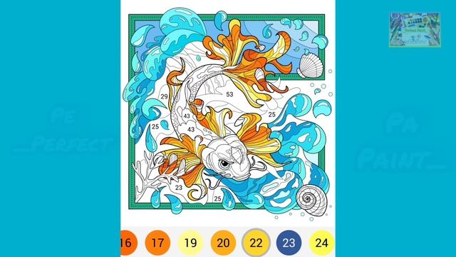 Идеальные разукрашки. Золотая рыбка ? смотреть онлайн