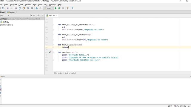 Tutorial unittest Capítulo 6: assertIsNone y assertIsNotNone смотреть онлайн