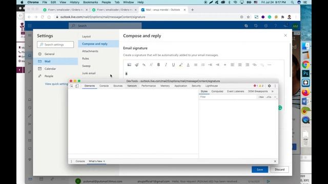 How to setup HTML signature on Outlook Web App or Outlook online properly смотреть онлайн