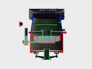 КПГ принцип работы в 3D. ООО "ВЗРК", vzrk.ru