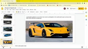 Google slides car project. Part-1