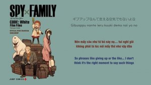 SPY×FAMILY CODE: White Theme Song | Official髭男dism - SOULSOUP (Lyrics Video Romaji/Engsub/Vietsub)