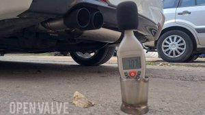 BMW 328i F30 • active rear muffler • exhaust valve • sound check • Bee Faster
