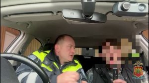 Задержан нетрезвый водитель, который, бросив машину, пытался сбежать от полиции