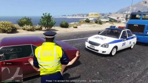 ГТА 5 - ПОЛИЦЕЙСКИЕ БУДНИ - ПОЛИЦЕЙСКИЙ ДПС в ГТА 5 МОД (ИГРА GTA 5)