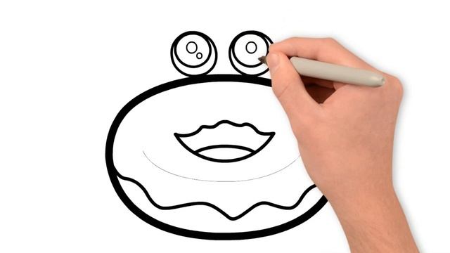 How to Draw a Cute Doughnut Unicorn | Easy Drawing Pictures for Kids | Jolly Toy Art Drawings смотреть онлайн