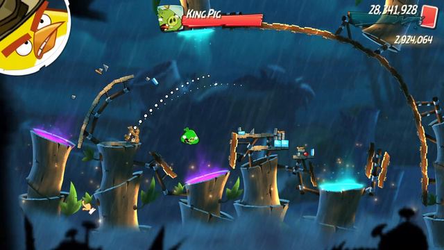 Angry Birds 2 PC (Windows 11) King Pig Panic (KPP) with Bubbles for extra Stella card (Mar 27, 2023 смотреть онлайн