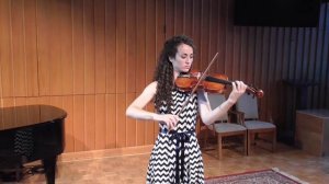 In the Garden, Violin Solo, Fiona (Black) Studebaker