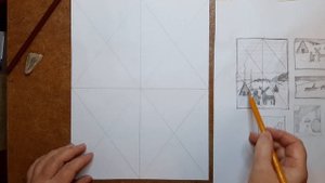 ПЕРЕНЕСЕНИЕ РИСУНКА С ЭСКИЗА НА БОЛЬШОЙ ЛИСТ. Лайфхак для начинающих художников.