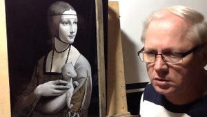 Игорь Сушенок. 154 урок на "Московском долголетии." Леонардо да Винчи. Портрет дамы с горностаем.