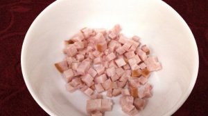 А-ля оливье с варено-копченым мясом