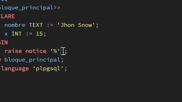 Curso PL/PgSQL #2: Variables смотреть онлайн