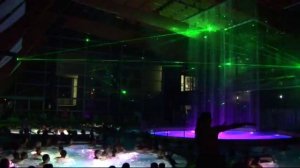 3D Laser show - La bomba dance - AquaCity Poprad Tatry