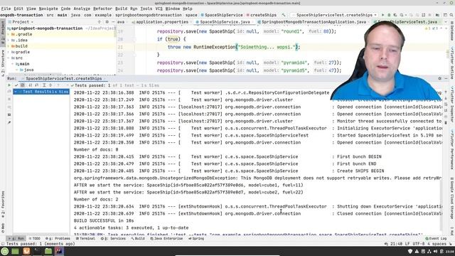 Spring Boot and MongoDB Transactions смотреть онлайн