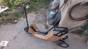 Трайк из гироскутера простая прошивка создание формы из картона