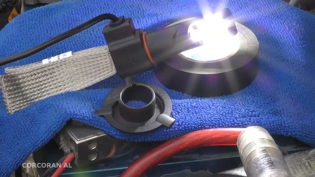 Что будет если LED лампы поставить в фары автомобиля⁄V8⁄Kkmoon смотреть онлайн
