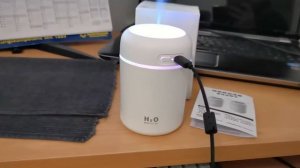 H2O Увлажнитель Воздуха USB Colorful Humidifier Luftbefeuchter H2O 2021