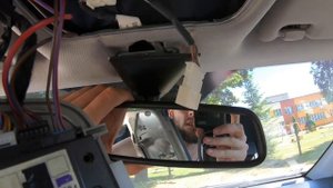 Как снять зеркало салона Mercedes-Benz CLK, E-Class, CLS, C-Class, S-Class