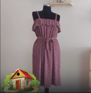 Очень простой крой и шитье летнего платья