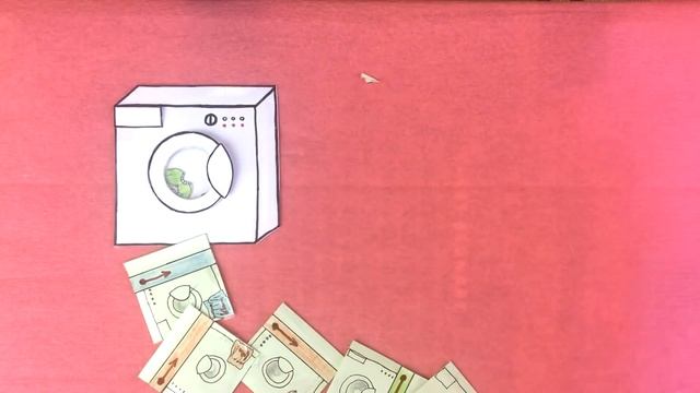СЮРПРИЗЫ ИЗ БУМАГИ - коллекция "Стиральная машина и одежда"