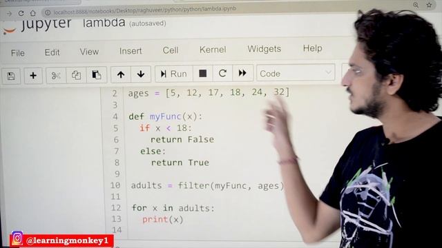 Lambda or Anonymous Function in Python || Lesson 35 || Python || Learning Monkey ||