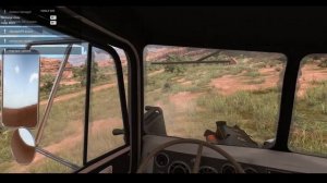 First person truck drives off cliff beamng drive