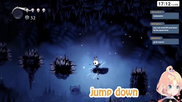 "Someone's in the mood~~" (Hollow Knight grub collecting)