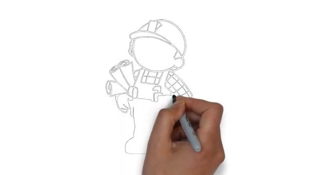 как нарисовать рабочего,how To Draw A Working,cómo Dibujar Un Trabajo,come Disegnare Un Lavoro