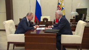 Владимир Путин и глава компании "ЛУКОЙЛ" обсудили проект по освоению Северного Каспия