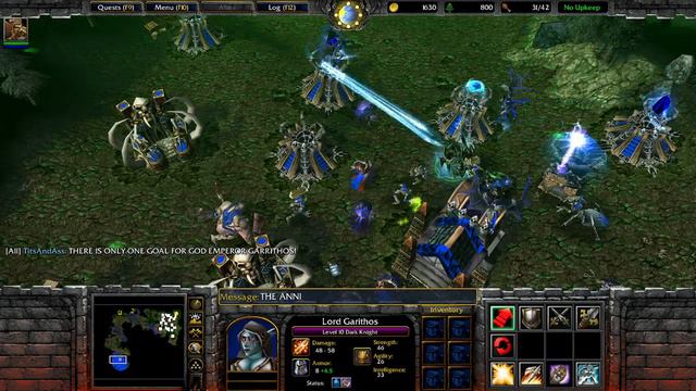 Warcraft 3: GOD EMPEROR GARITHOS CAMPAIGN:  Battle for Lordaeron