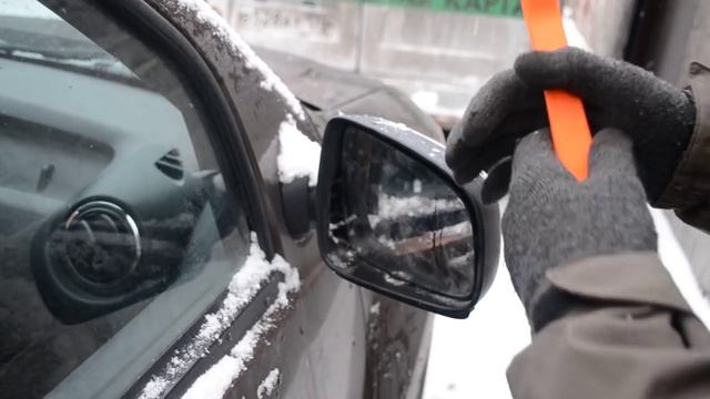 Замена зеркального элемента приора Замена зеркального элемента приора